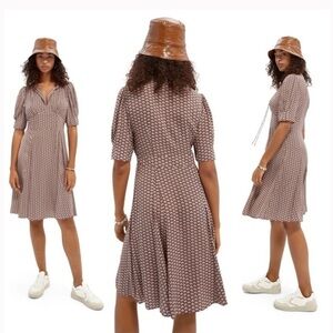 Scotch & Soda Sun Ray Dress with Sleeves | Size Medium